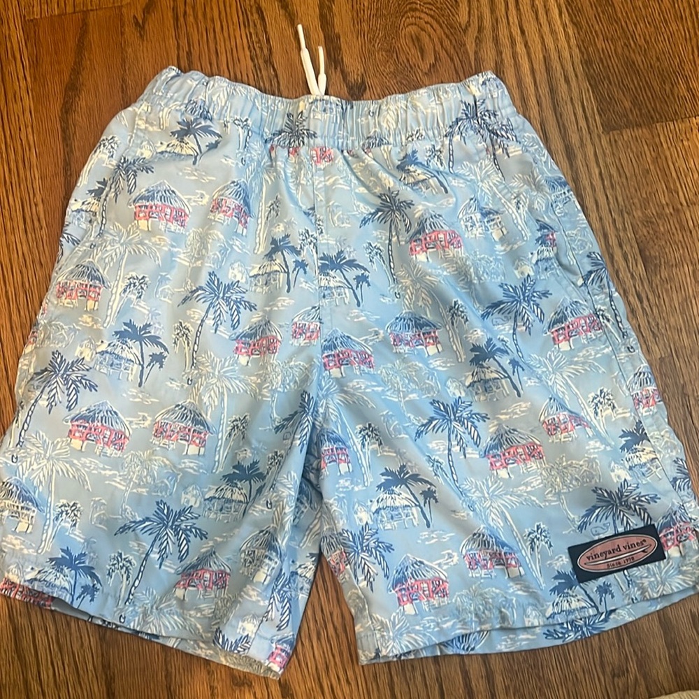 Vineyard Vines Boys 8-10 Swim Trunks Excellent Used Condition